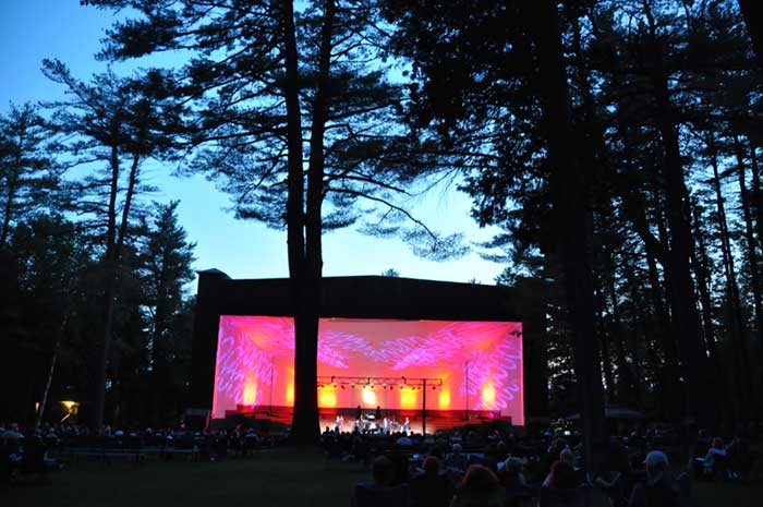 Bowl Concert at Night